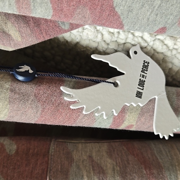 Pink and Gray Camouflage Hoodie - Picture 2 of 4